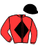 casaque portée par Guyon M. jockey du cheval de course LE HOYO, information pmu ZETURF