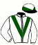 casaque portée par Bachelot T. jockey du cheval de course PAPER TROPHY, information pmu ZETURF