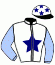 casaque portée par Velon Mlle M. jockey du cheval de course SOLTANA BELIEVE, information pmu ZETURF casaque portée par Velon Mlle M. jockey du cheval de course SOLTANA BELIEVE, information pmu ZETURF