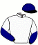 casaque portée par Crublet E. jockey du cheval de course QUEEN OF LIGHT, information pmu ZETURF casaque portée par Crublet E. jockey du cheval de course QUEEN OF LIGHT, information pmu ZETURF