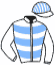 casaque portée par Roussel Leo jockey du cheval de course SEVEN'S, information pmu ZETURF casaque portée par Roussel Leo jockey du cheval de course SEVEN'S, information pmu ZETURF