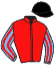 casaque portée par Lecoeuvre C. jockey du cheval de course SNOOZE BUTTON, information pmu ZETURF