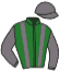 casaque portée par Sivan Mme Mel. jockey du cheval de course EL MANSOUR, information pmu ZETURF