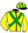 casaque portée par Corbes Th. jockey du cheval de course GWENN HA DU CROZON, information pmu ZETURF casaque portée par Corbes Th. jockey du cheval de course GWENN HA DU CROZON, information pmu ZETURF