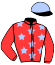 casaque portée par Constans T. jockey du cheval de course LADY BEGONIA, information pmu ZETURF casaque portée par Constans T. jockey du cheval de course LADY BEGONIA, information pmu ZETURF