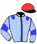 casaque portée par Grandin M. jockey du cheval de course HINAT, information pmu ZETURF casaque portée par Grandin M. jockey du cheval de course HINAT, information pmu ZETURF