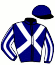 casaque portée par Walter Mme R. jockey du cheval de course KHALID (DE), information pmu ZETURF