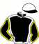 casaque portée par Zaccherini M. jockey du cheval de course UNIVERSO JET, information pmu ZETURF