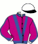casaque portée par Vercruysse P. jockey du cheval de course MONI VIKING (NO), information pmu ZETURF