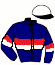 casaque portée par Bazire J. M. jockey du cheval de course NOBLE SUPERB (NO), information pmu ZETURF