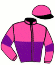 casaque portée par Lamy A. jockey du cheval de course DALLAS AS (DE), information pmu ZETURF