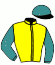 casaque portée par Barrier A. jockey du cheval de course TYPHOEUS FACE (SE), information pmu ZETURF