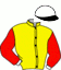 casaque portée par Lebourgeois Y. jockey du cheval de course ZEBRINA FONT (IT), information pmu ZETURF