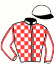 casaque portée par Martens C. jockey du cheval de course HISTORY GALA (FR), information pmu ZETURF