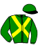 casaque portée par Lecacheux A. A. jockey du cheval de course FLORAY VEDAQUAIS (FR), information pmu ZETURF