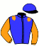 casaque portée par Nivard F. jockey du cheval de course EMERAUDE DE BAIS (FR), information pmu ZETURF