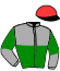 casaque portée par Darlay Mlle L. jockey du cheval de course ICEANE (FR), information pmu ZETURF