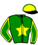 casaque portée par Abrivard M. jockey du cheval de course FETE D'EURVAD (FR), information pmu ZETURF