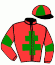 casaque portée par Gence F. jockey du cheval de course IMOHTEO (FR), information pmu ZETURF