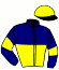 casaque portée par Senet J.F. jockey du cheval de course IPOP (FR), information pmu ZETURF