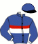 casaque portée par Bazire N. jockey du cheval de course VICTOR FERM (IT), information pmu ZETURF