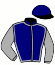 casaque portée par Raffin E. jockey du cheval de course HASPARREN (FR), information pmu ZETURF