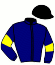 casaque portée par Raffin E. jockey du cheval de course GINAI DES EPINES, information pmu ZETURF