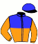 casaque portée par Thomain D. jockey du cheval de course GABY MESLOIS (FR), information pmu ZETURF
