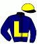 casaque portée par Lebourgeois Y. jockey du cheval de course HARMONIE MERITE (FR), information pmu ZETURF