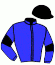 casaque portée par Thomain D. jockey du cheval de course ISLA BONITA, information pmu ZETURF