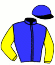 casaque portée par Raffin E. jockey du cheval de course A WONDER BI, information pmu ZETURF