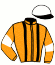casaque portée par Rochard B. jockey du cheval de course DIAMANT DE LARRE, information pmu ZETURF