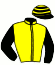 casaque portée par Delacour P. A. jockey du cheval de course INDY DES PENDANTS, information pmu ZETURF