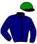 casaque portée par Gaudin D. jockey du cheval de course FIRST KEN BLUE, information pmu ZETURF