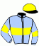 casaque portée par Piton Lou. jockey du cheval de course JAGUAR DE BRY, information pmu ZETURF