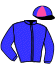 casaque portée par Le Beller T. jockey du cheval de course JACALA DE FONTAINE, information pmu ZETURF