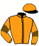 casaque portée par Lagadeuc F. jockey du cheval de course JACKPOT DU CHOQUEL, information pmu ZETURF