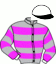 casaque portée par Gelormini G. jockey du cheval de course JAMINA DES CHASSES, information pmu ZETURF