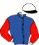 casaque portée par Ouvrie F. jockey du cheval de course COCCO BFC, information pmu ZETURF