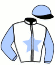 casaque portée par Thomain D. jockey du cheval de course GAMIN DES PERDRIX, information pmu ZETURF