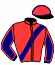 casaque portée par Vanmeerbeck J. jockey du cheval de course KRISTAL VICTORY, information pmu ZETURF