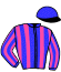 casaque portée par Verneuil Q. B. jockey du cheval de course FANNY CHALEONNAISE, information pmu ZETURF