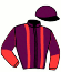 casaque portée par Pou Pou G. A. jockey du cheval de course JUANA DE FONT, information pmu ZETURF