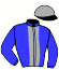 casaque portée par Henry Mlle N. jockey du cheval de course JINGKO DES BOCHARD, information pmu ZETURF