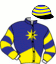 casaque portée par Minopoli Jr Mar. jockey du cheval de course COLLIER, information pmu ZETURF