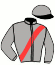 casaque portée par Cueff L. jockey du cheval de course JAVA DE CASTELLE, information pmu ZETURF