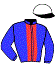 casaque portée par Bonne D. jockey du cheval de course BEREN, information pmu ZETURF