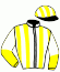 casaque portée par Thomain D. jockey du cheval de course ZANTE LASER, information pmu ZETURF