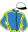 casaque portée par Cheli Mau. jockey du cheval de course DENISE DORIALMAIL, information pmu ZETURF