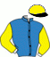 casaque portée par Thomain D. jockey du cheval de course ELA LINDA, information pmu ZETURF